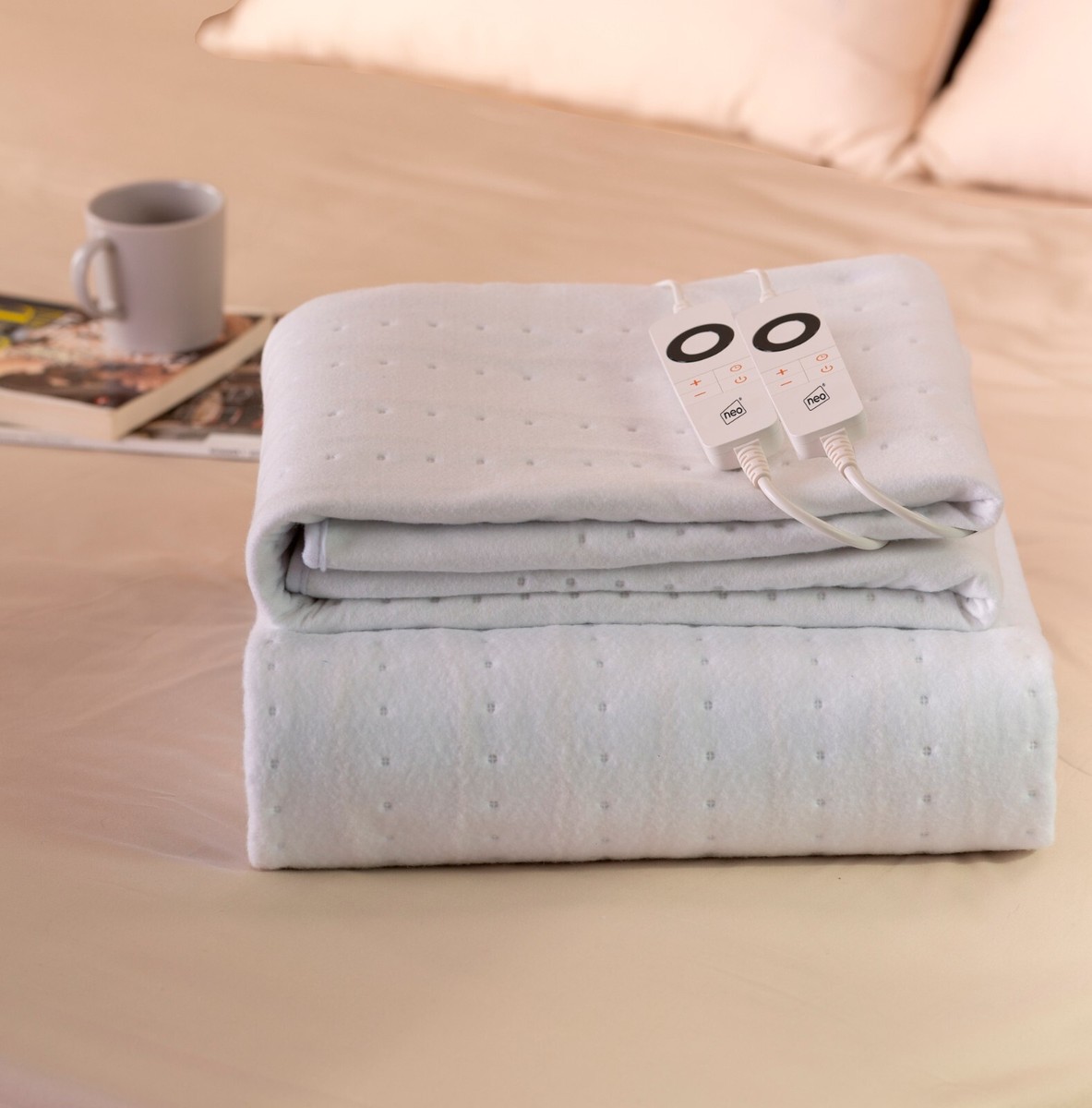 Neo Electric Heated Blanket Dual Control Underblanket Cover Single Double  King | eBay