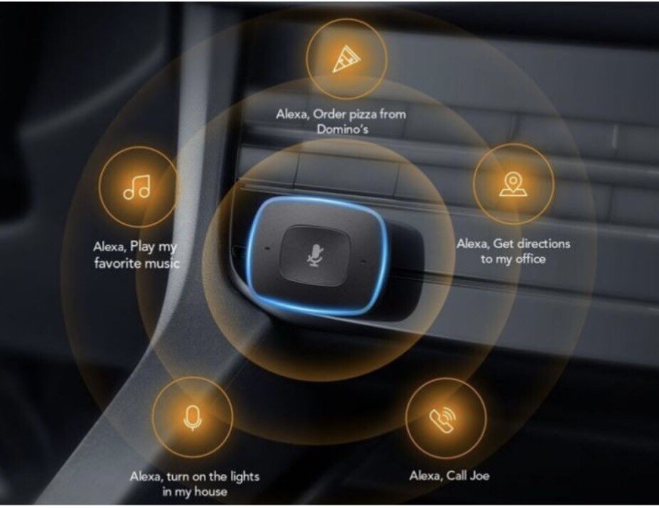 Alexa pour voiture avec le chargeur USB rapide Roav d'origine