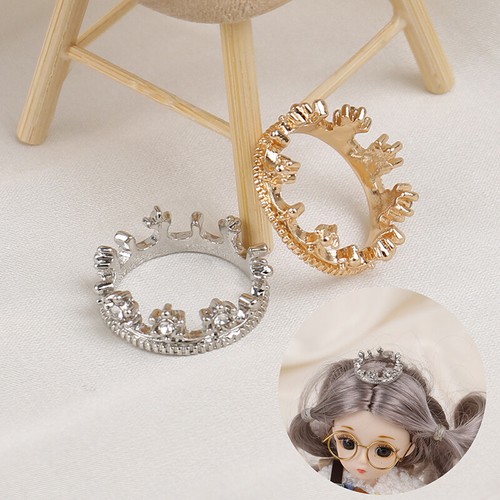 1:12 Dollhouse Miniature Mini Metal Crown Princess Headwear Model T'DB - Imagen 6 de 13