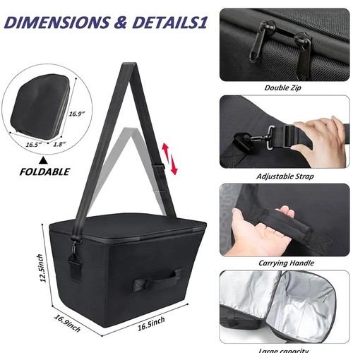 For Tesla Model YJuniper Model 3 Highland Frunk Cooler Organizer Insulation Bag - Foto 2 di 10