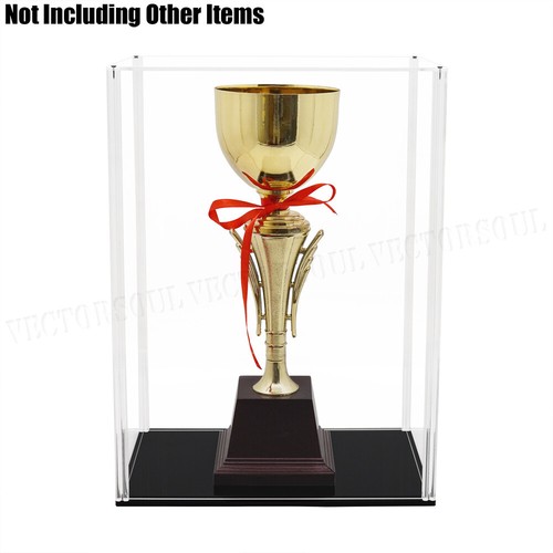 UK Acrylic Display Case Perspex Box 40cm H Big Self-InstallDustproof Figure UV - Picture 6 of 12