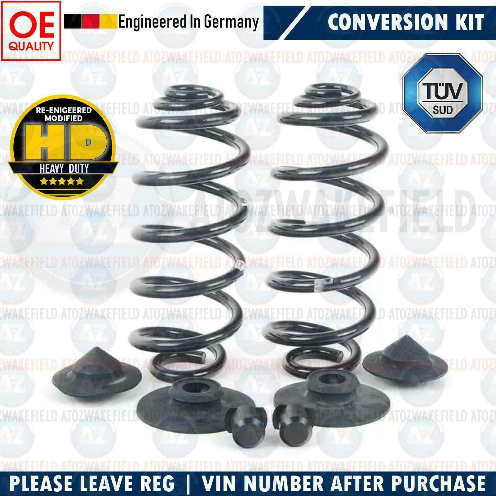 FOR BMW X5 E53 3.0 4.4 4.8 REAR SUSPENSION AIR BAG TO COIL SPRING