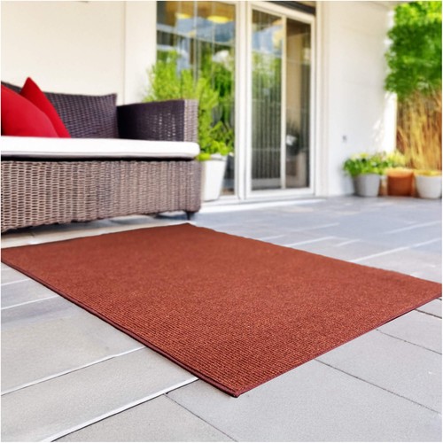 Koeckritz Summerstock 6x8 Ribbed Indoor Outdoor Rug – 6 Colors, Bound/Unbound - Picture 22 of 40
