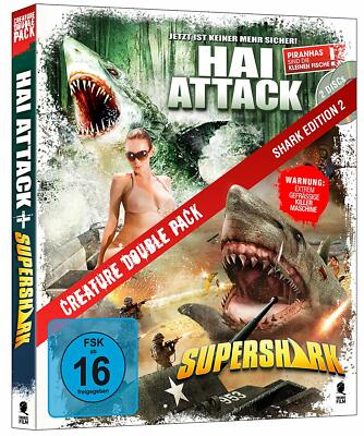 Creature Double Pack SHARK Edition 2: Hai Attack & Supershark Blu-ray 2-Disc Set