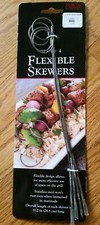 Charcoal Companion Stainless Steel Flexible Wire Skewers, Set of 4
