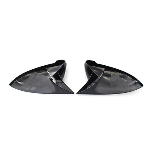 Gloss Black Door Rearview Mirror Cover Cap Upgrade For 2014-2019 VW Golf MK7 - Picture 10 of 10