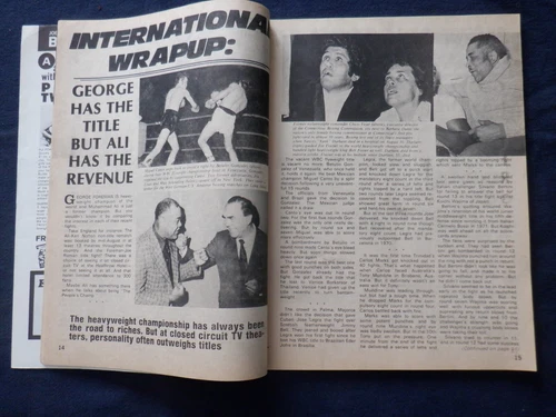 International Boxing Dec. 1973, Ali, Bobick, Lyle, Quarry, Frazier, Mando, Ellis - 画像6/20