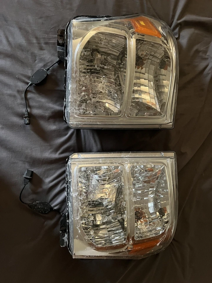 Se adapta a 11-16 Ford F250 F350 F450 F550 SuperDuty faros transparentes luces izquierda+derecha Foto 2 de 4