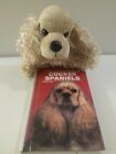 Ganz American Tan Cocker Spaniel Plush and 1990 Hard back Cocker Spaniel booklet