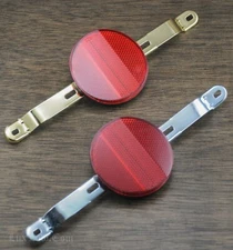 Sissybar Bicycle 3" REFLECTOR & BRACKET  Vintage Schwinn Stingray Lowrider Bike