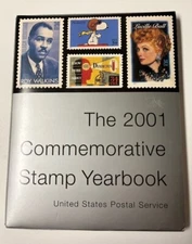 2001 Commemorative Stamp Book with Stamps USPS Philately Snoopy Lucille Ball .34