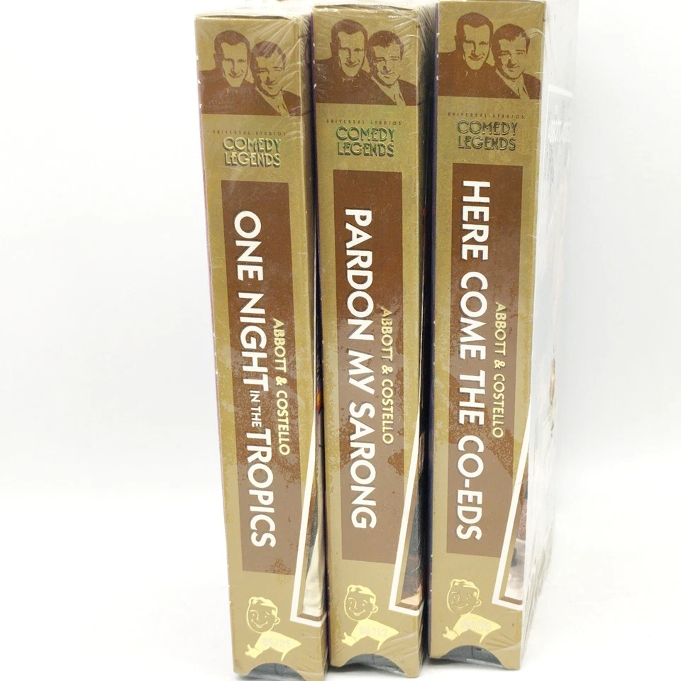 Abbott and Costello Comedy Legends VHS Lot of 3 Sealed New NOS - Image 3 of 3