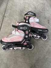 Schwinn Girl's ABEC-5 In-Line Skates Roller Blades, Adjustable Fit Sizes 1-4