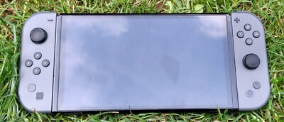 Nintendo Switch OLED-Modell HEG-001 + USB-C Kabel + Joy-Con GRAU*