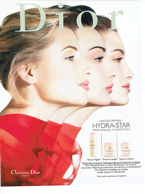 Werbung Advertising 098 1995 Dior Kosmetik Cremes Hydra-Star