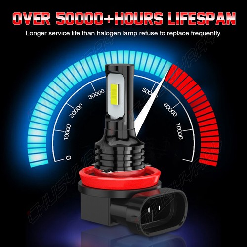 For Dodge Durango 2014-2015 - 4x 6000K LED Headlight + Fog Light Bulbs Combo Kit - Imagen 7 de 21