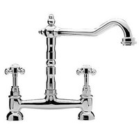 Tre Mercati French Classic Bridge Sink Mixer Tap Pewter 187 Tre Mercati French Classic Bridge Sink Mixer Tap Pewter 187