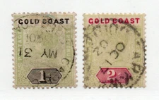 Gold Coast - SG# 31  & 32 Used        /       Lot 0325188