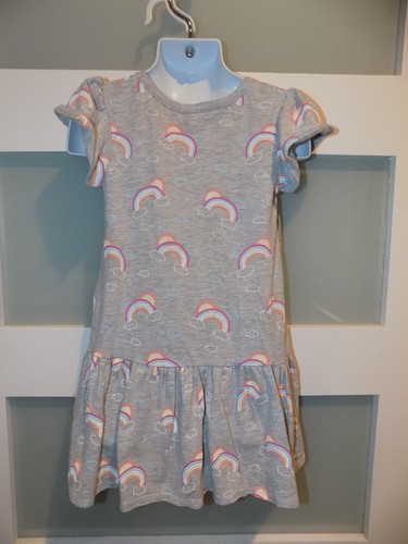 Tucker and Tate Gray Rainbow Print Dress Size 4 Girl's - Picture 3 of 3