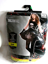 Halloween Costume Zomberina Child Size Medium 8-10 P7