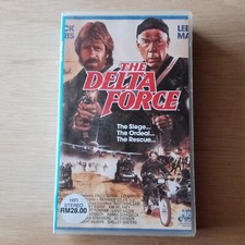Rare M'sia 90s Movie VHS Tape - THE DELTA FORCE - Chuck Norris