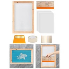 Set of 24 Screen Printing Starter kit Silk Screen Frame ,Screen Printing