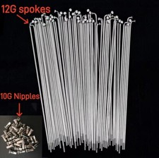 12G Electric Bicycle or E-bike Spokes with 10G Nipples or 9G Nipples