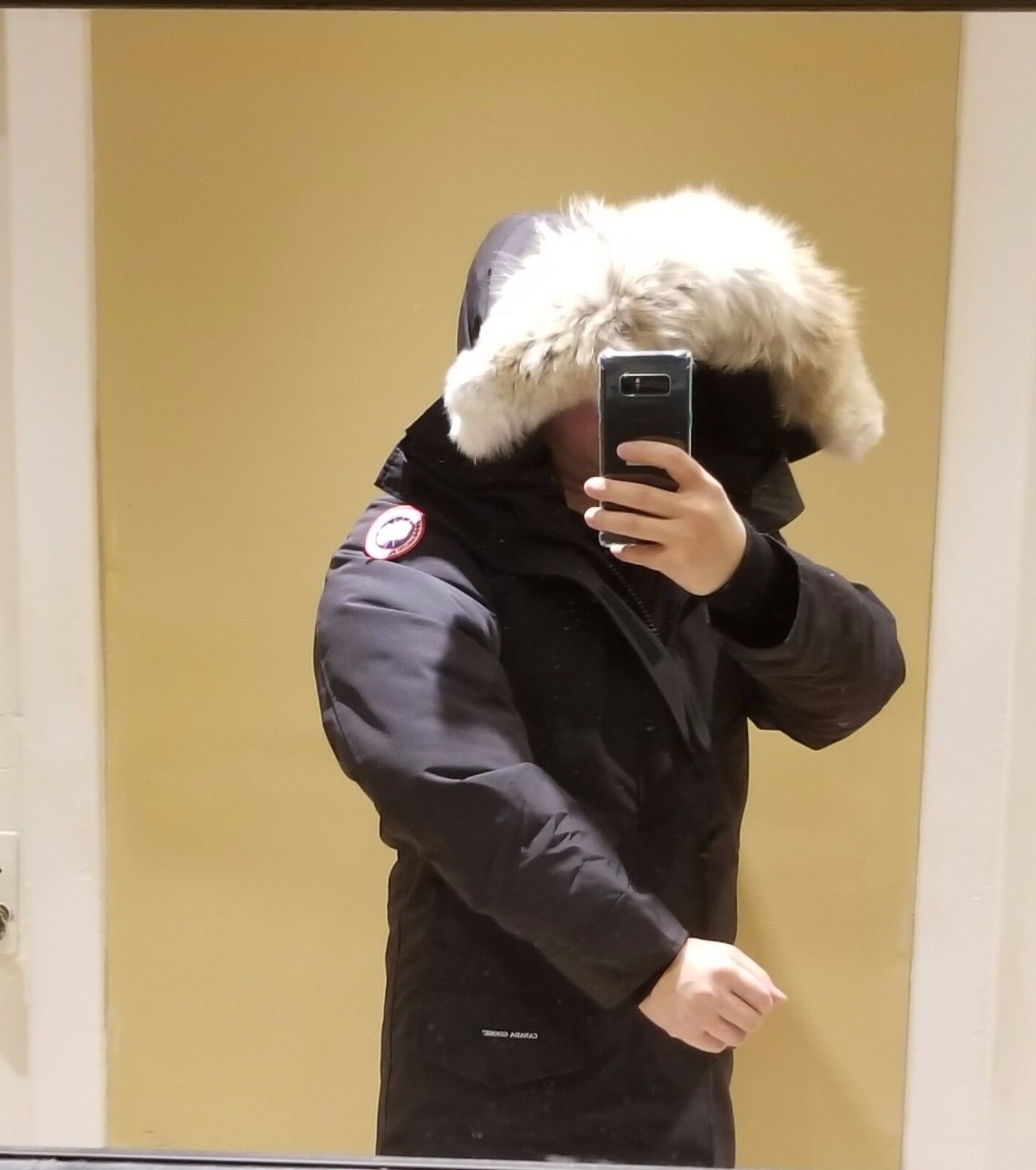 2022 LATEST CONCEPT EDITION GREY LABEL BLACK CANADA GOOSE LANGFORD MEDIUM PARKA 