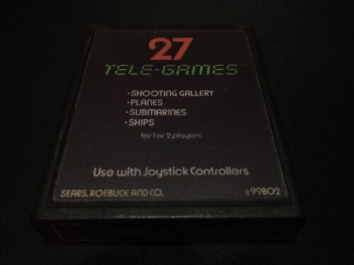 Target Fun 27 Tele-Games ATARI 2600 NRMT condition game cartridge - Picture 1 of 6