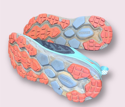Scarpe da trail running Hoka One One da donna Challenger ATR 5 grigio verde acqua taglia 7 - Foto 4 di 9
