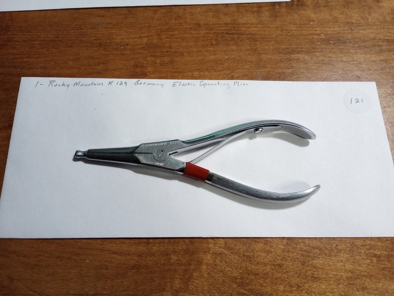 Dental Instrument 1Rocky Mountain K129 Germany Elastic Separating Pliers Lot#121
