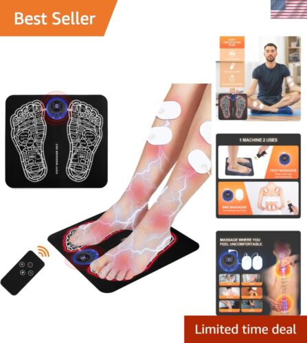 EMS Foot Massager Electric Deep Reshaping Kneading Muscle Leg Pain Relax Machine