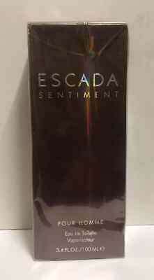 Escada Sentiment Pour Homme 3.4oz/100mL Men's EDT Spray NIB