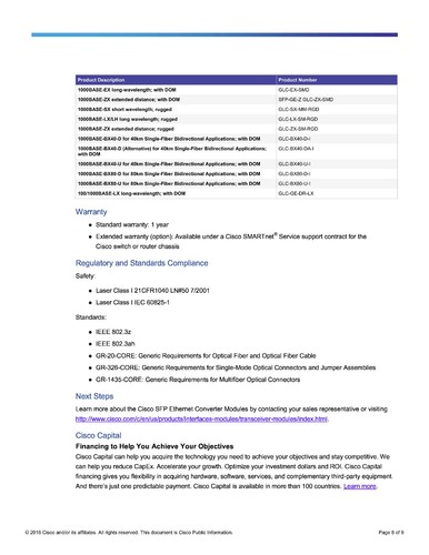 Networking CISCO Transceiver mod.: GLC-SX-MM - Imagen 9 de 11