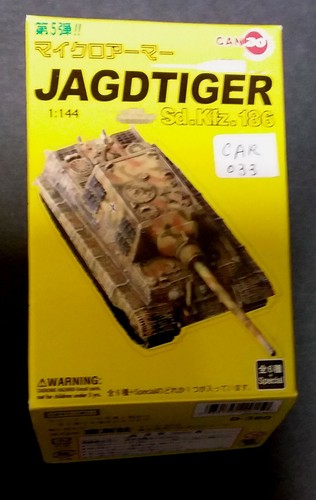 Dragon Can.Do 1:144 Scale JAGDTIGER TANK CAR033 Free Registered Mail