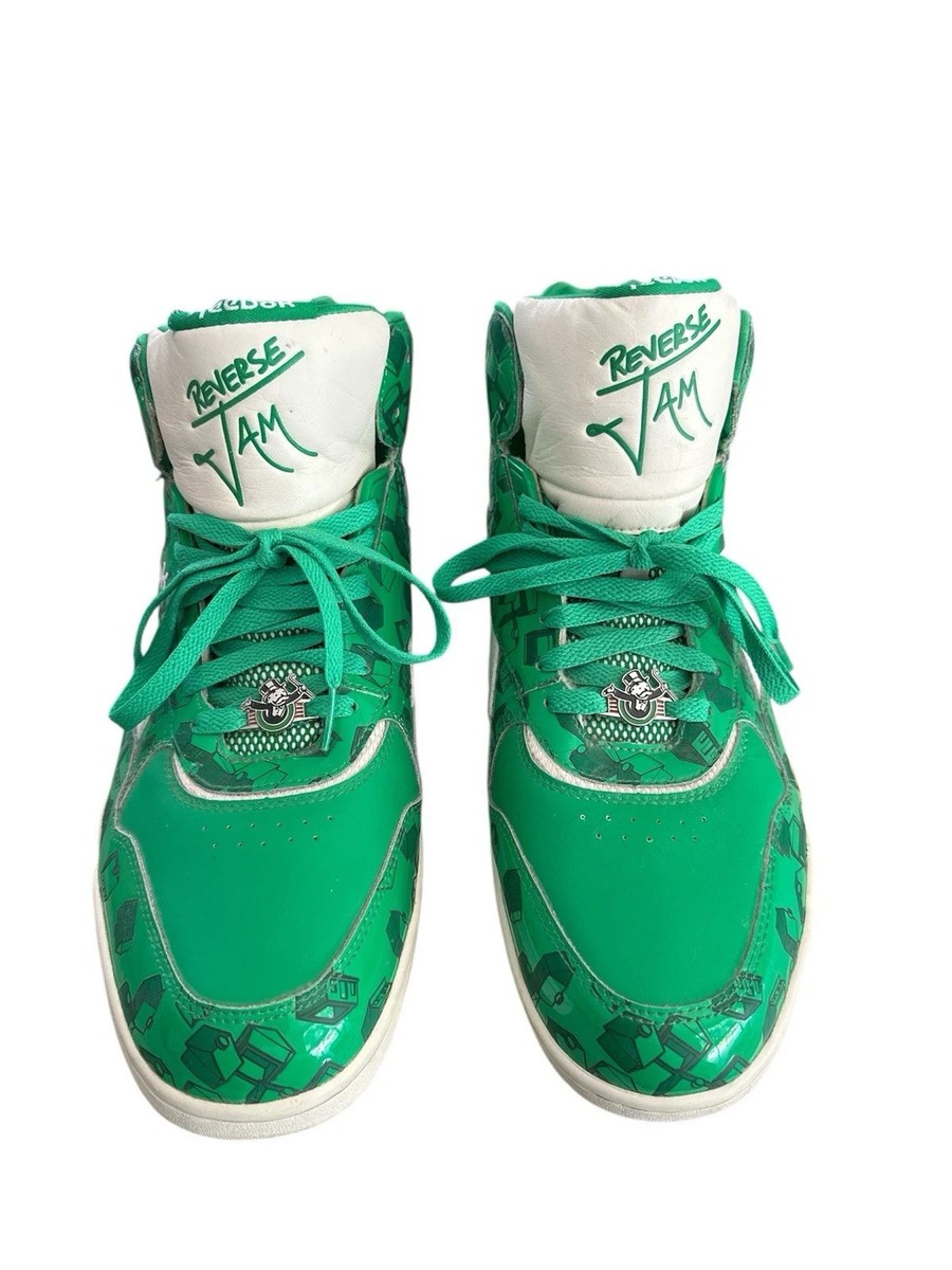 Reebok Reverse Jam Monopoly House Homes Hotels High Tops sz  display picture 1