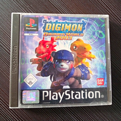 Original Digimon Digital Monster World 2003 PS1 PAL Digimon-Serie mit Handbuch