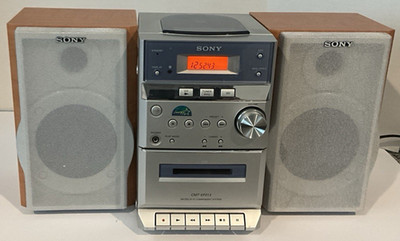 Sony SS-CEP313 CD Cassette Player Receiver Speakers System Antenna