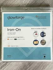 8 Glowforge iron On Eco Heat Transfer Vinyl Alternative 3 In Each Package.
