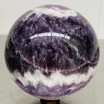 Natural Dream Amethyst Quartz Crystal Sphere Ball Healing 4920G
