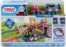 Trenino THOMAS Pista Motorizzata CAVA CRISTALLO Ponte Mobile Fisher Price HMC28