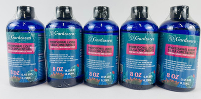 Gardenera Liquid Silica Plant Supplement -8oz Succulents and Cactuses 5 PACK