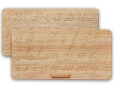 Cursive Alphabet Tracing Board Montessori Toys for 3 Year Old up-Reversible U...