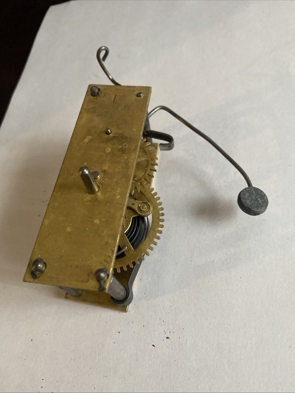 Antique Vintage  Winding Clock gear Spring Alarm