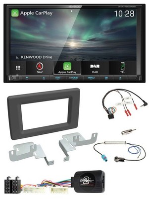 Kenwood Bluetooth USB 2DIN Lenkrad TMC DAB Navigation für Renault Master ab 2019