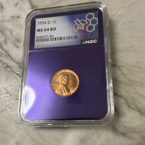 1954-D Lincoln Wheat Small Cent NGC MS64RD Copper Denver RD