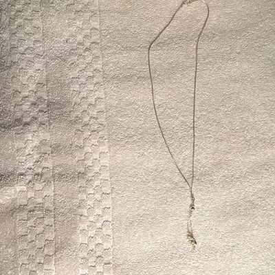 Schlangenkette Vintage Halskette im Lariat oder Bolo-Stil