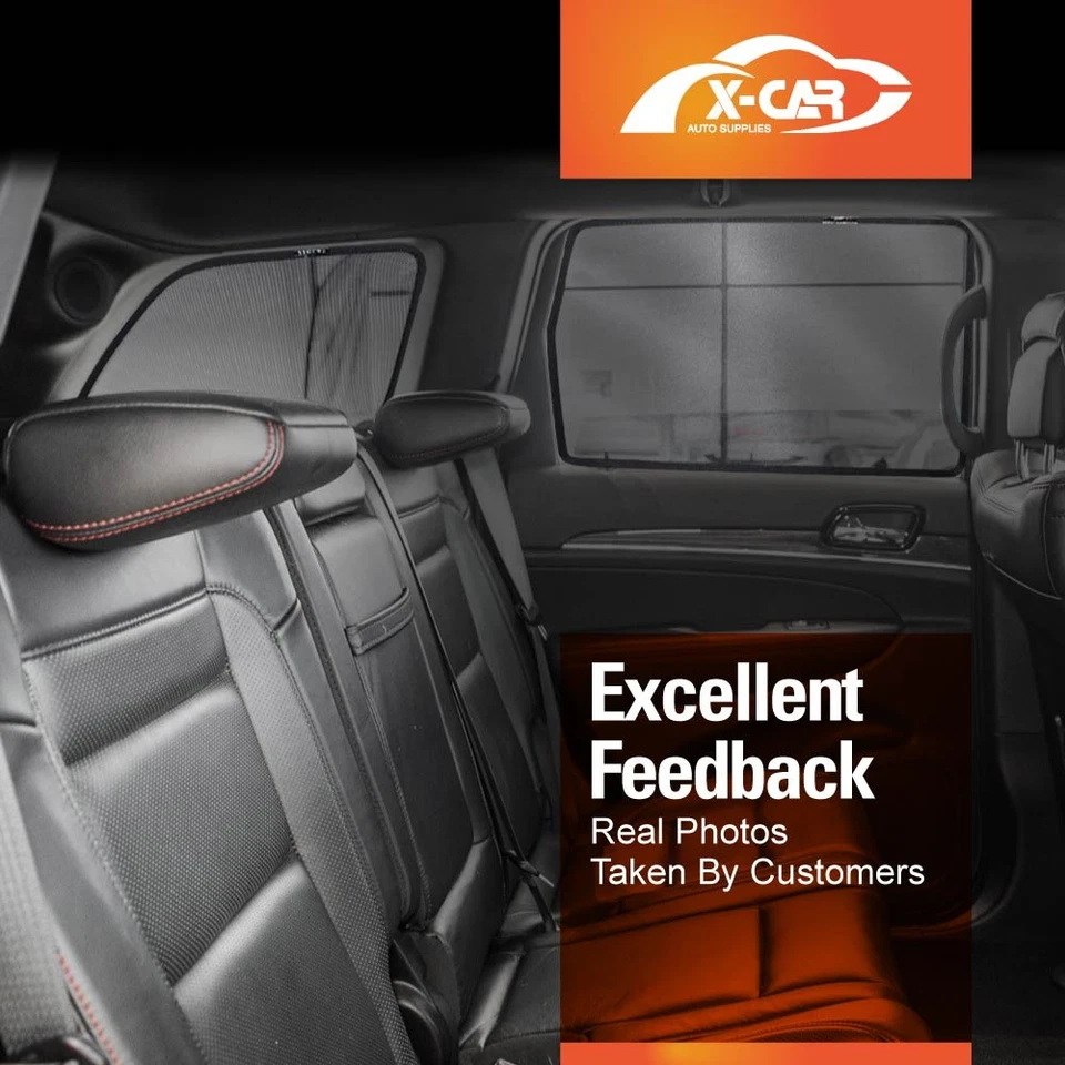 Window Sun Shades for Jeep Grand Cherokee 2011-2021 Car UV Protection Blind Mesh - image 2 of 4