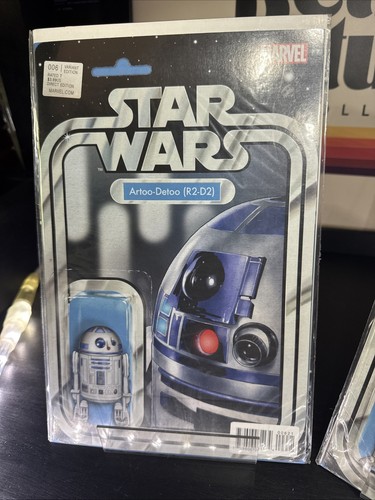 Figura de acción Star Wars R2-D2 #6 y C-3PO #7 variante cómics Marvel B & B en muy buen estado+ - Imagen 2 de 9