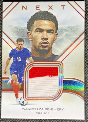 2024 Futera Incredible NEXT Warren Zaïre-Emery Game Worn Patch NX23 1/5